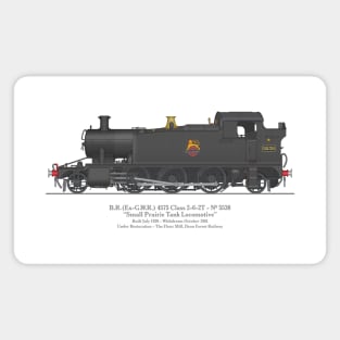 Ex-GWR Small Prairie Class 4575 Tank Locomotive Number 5538 Magnet